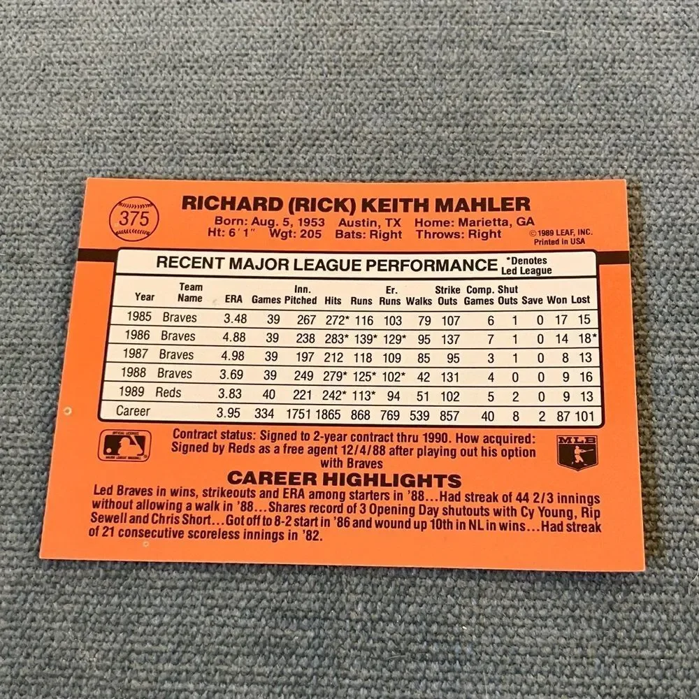 Donruss see pictures